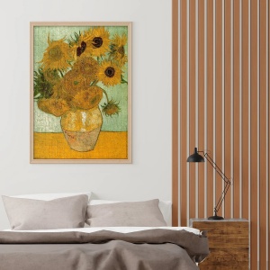 Puzzle din 300 piese, pictura Sunflowers a lui Vincent van Gogh, Dimensiune 39 x 27 cm - Img 5