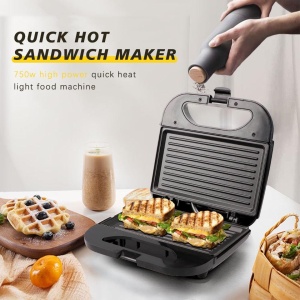 Sandwich 2 in 1 maker si grill RAF R261, Putere 850 W - Img 3