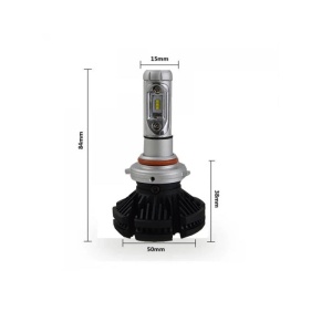 Set 2 becuri LED auto X3 H4/H7/H11 cu doua faze putere, 50W, 6000K, 6000Lm, IP67 - Img 6