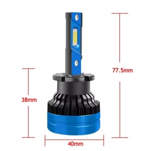 Set 2 becuri LED D2S, BGR10, Canbus, conversie Xenon LED, 6500K, 10000LM - Img 3