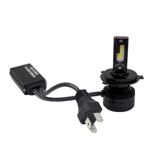 Set 2 becuri LED H4 V80, Canbus, putere 220W, 12000Lm, lumina alba-rece - Img 2