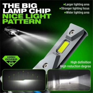 Set 2 becuri LED H7 model V20, putere 120W, Canbus, 12000Lm, 6000K, IP67 - Img 7