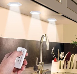 Set 3 Lampi Hexagonale LED Cob cu telecomanda si Butoane individuale - Img 2