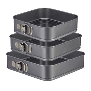 Set 3 tavi pentru copt prajituri/tort,Material otel carbon - Img 1