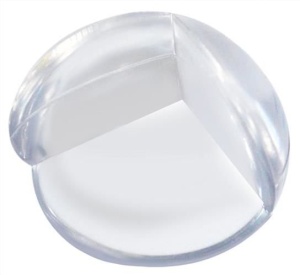 Set 4 bucati protectii de colt din silicon transparent pentru mobila - Img 3