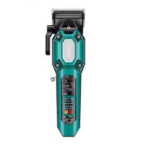 Set aparat de tuns fara fir, VGR V-600, cu 6 distantiere, afisaj LED, 2000mAh, autonomie 200min, USB, verde - Img 2