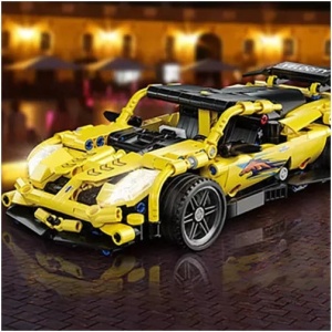 Set constructie Auto, pachet ansamblare masina cu peste 509 piese micro - Img 2