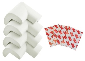 Set de 4 bucati protectii de colt din spuma pentru mobila