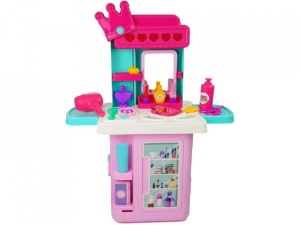 Set de infrumusetare portabil cu gentuta si accesorii pentru copii de 3 ani+, Roz - Img 3