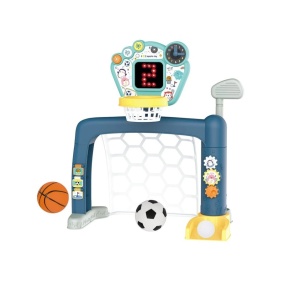 Set de jocuri sportive pentru copii 3 in 1, Golf, Fotbal si Baschet
