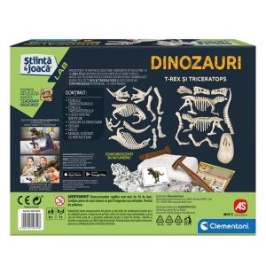 Set Stiinta si Joaca, Dinozauri, T-Rex si Triceratops - Img 6