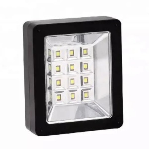 Sistem de iluminare LED cu 2 proiectoare si panou solar, Putere 6V 3W 1200LM, Acumulator 3600mAh - Img 3