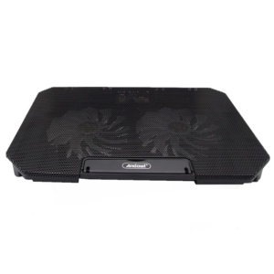 Suport pentru laptop 13" cu 2 ventilatoare silentioase, reglare in inaltime pentru mai mult confort - Img 3