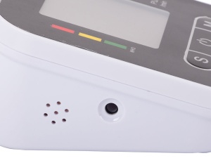 Tensiometru electronic pentru brat, cu ecran LCD, arata artitmia, functioneaza cu baterii, alb cu negru - Img 11