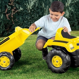 Tractor cu Pedale pentru copii, Excavator, Remorca si Accesorii, 3 ani + - Img 2