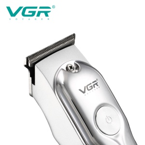 Trimmer Profesional VGR V-071, Lama T din Otel Inoxidabil, Autonomie 120 Minute, Incarcare USB, 3 Piepteni Inclusi, Argintiu - Img 8