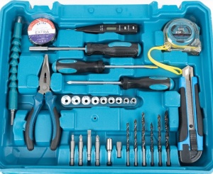 Trusa cu bormasina electrica portabila, 2 acumulatori 36V, 30 accesorii incluse - Img 4