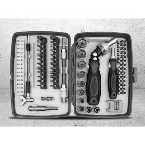 Trusa de Biti si Tubulare cu Clichet - Set complet surubelnita, torx, mini tubulare - Img 3