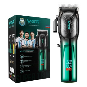 Aparat de Tuns Profesional VGR V-654, 7000 RPM, Acumulator 2000mAh, LED Display, USB Type-C, 6 Distantiere - Img 5