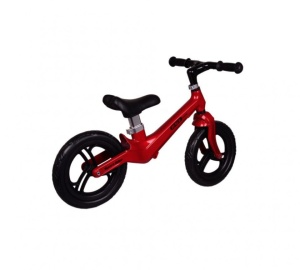 Bicicleta fara pedale pentru copii 2-5 ani, cu cadru de magneziu Race Max, rosu - Img 4