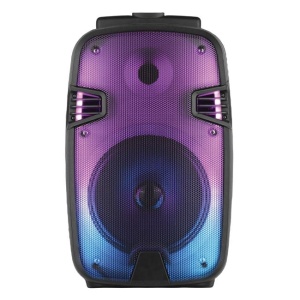 Boxa Bluetooth Karaoke, Portabila, cu Microfon si LED, 20W, 24x20.5x41cm - Img 2