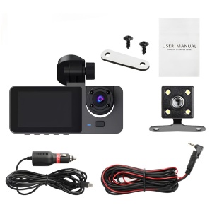 Camera auto tripla DVR , full HD, Ecran IPS 2.35" inch, Senzor de miscare, G-senzor - Img 12