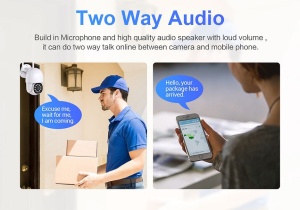 Camera de Supraveghere 2MPx, Wi-Fi, Audio Bidirectional, Full HD, senzor de miscare - Img 5