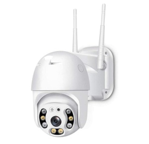 Camera supraveghere IP de 3MP, 1080p, 355°, LED+IR, exterior, cu senzor de miscare, control prin aplicatie - Img 1