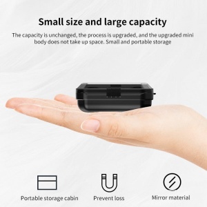 Casti In-Ear Wireless, Bluetooth 5.0, Microfon Incorporat, Afisaj LCD, 50Hz-KHz, 108dB, 16Ω, 1,5A, 5V, Negru - Img 14