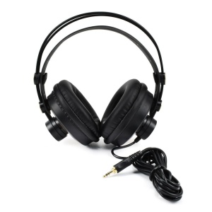 Casti stereo cu fir D68, jack 3,5 mm, On-Ear, negru-auriu - Img 2