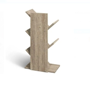 Etajera din lemn MDF cu 5 rafturi, pentru carti si decor - Img 5