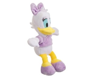Figurină de Pluș Daisy Duck, poliester, 20 cm, alb/lila - Img 3