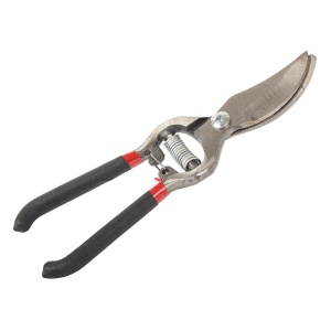 Foarfeca pentru gradina, din otel forjat, lungime totala de 20.5cm, lama de 5.5cm, argintiu-negru - Img 2