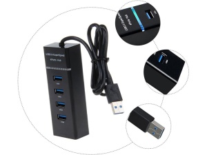 Hub USB cu 4 porturi USB 3.0 viteza transfer de pana la 5Gbps - Img 8