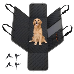 Husa auto de protectie pentru animale de companie, CMD-07, Universala, Impremeabila, Negru - Img 5