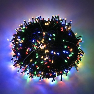 Instalatie Luminoasa tip Rola cu LED-uri, Pentru exterior/interior, Protectie IP44, 8 Programe, Lumina Multicolora - Img 4