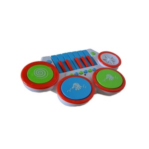 Instrument Muzical pentru Copii 1 an+, Orga si Tobe, cu Sunete, Instrumente si Lumini, Multicolor - Img 2