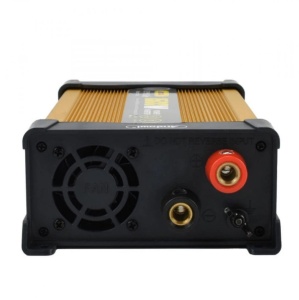 Invertor de tensiune auto KS2000, 2000W 12V, 220V, cu unda sinusoidala modificata, indicator LED, auriu - Img 5