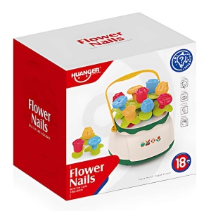 Jucarie edicativa pentru copii de 1.5 ani+, in forma de cos cu flori, din plastic, multicolor - Img 3