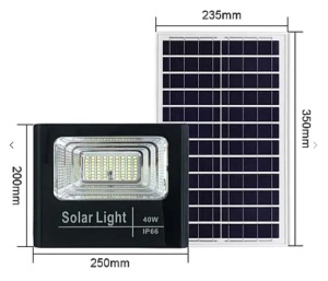 Kit Proiector T-40W cu Panou Solar Si Telecomanda - Img 7