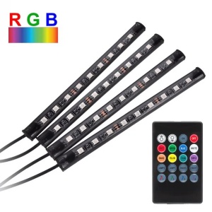 Lampa bara led 4 buc, cu USB si control, Putere 5V, Multicolor