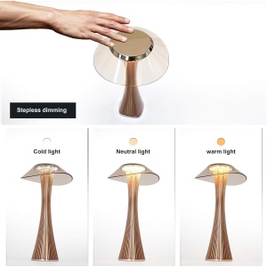 Lampa de masa LED, Putere 3W, Tactila, Reincarcabila USB - Img 10