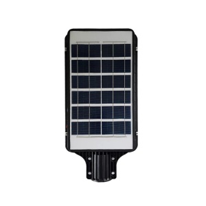 Lampa solara stradala, putere 1000W, cu telecomanda, IP66, senzor de lumina si miscare, gri-negru - Img 4