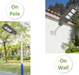 Lampa Stradala SMART LED 90W Cu Panou Solar MD - Img 2