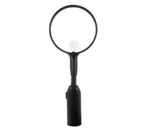 Lupa de masa cu led si brat reglabil, Marire 3.5x, Dimensiune 31cm, Culoare Negru - Img 3