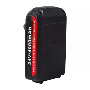 Mini Fierastrau Electric Fara Fir, cu Lant si Lama de 4", 2 Acumulatori de 24V 4500mAh, 550W, si Trusa, Negru - Img 8