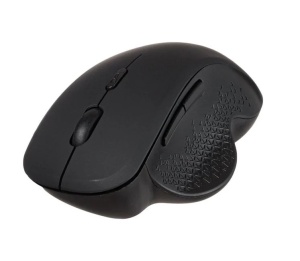 Mouse pentru Calculator, Wireless,Bluetooth, cu Adaptor 2.4 GHz, negru - Img 1