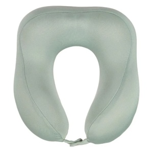 Perna de calatorie anatomica, Spuma cu Memorie, Dimensiune 27cm, Culoare Gri