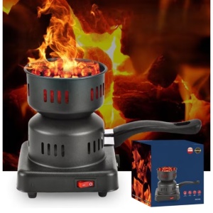 Plita electrica pentru aprinderea carbunilor de narghilea, Putere 1000W, Capacitate 8 carbuni, Aprindere rapida - Img 2