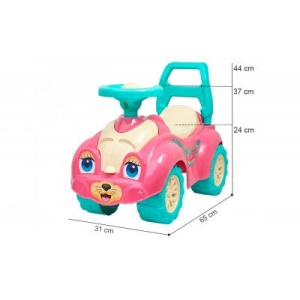Premergator pentru copii 1 an+, Ride-on, masinuta vesela, cu claxon, pisica - Img 4
